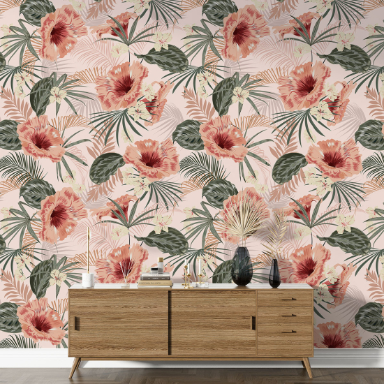 Papel pintado con motivos XL - Motivo floral