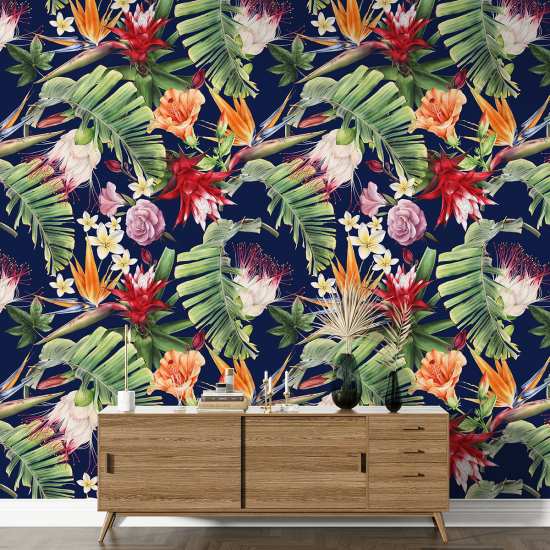 Papel pintado con motivos XL - Motivo floral