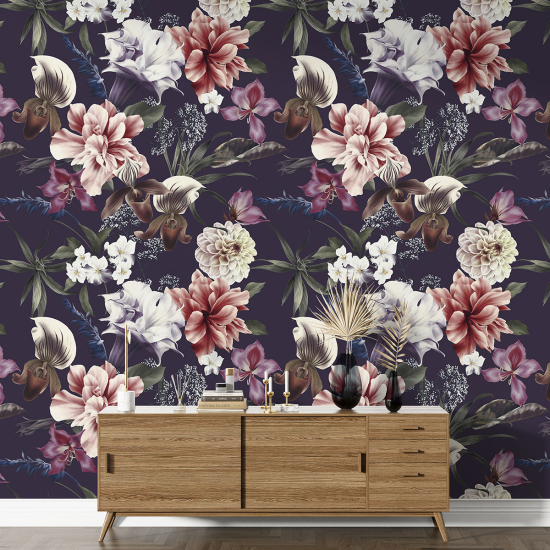 Papel pintado con motivos XL - Motivo floral