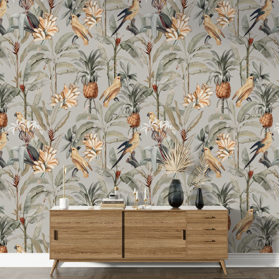 Papel pintado con motivos XL - Motivo tropical