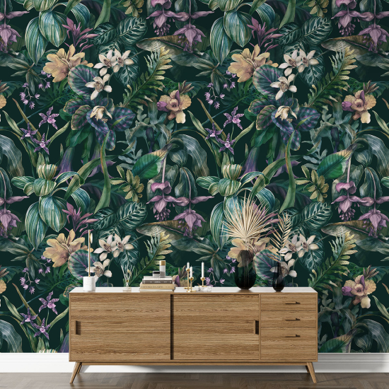 Papel pintado con motivos XL - Motivo tropical