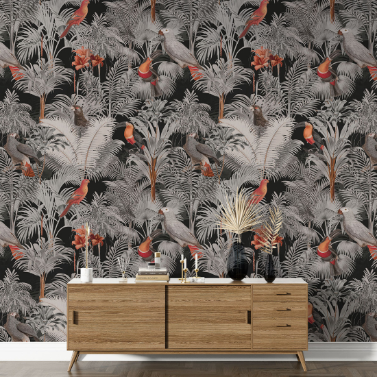 Papel pintado con motivos XL - Pájaros