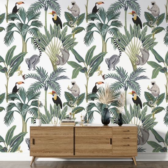 Papel pintado con motivos XL para niños - infantil - Jungla