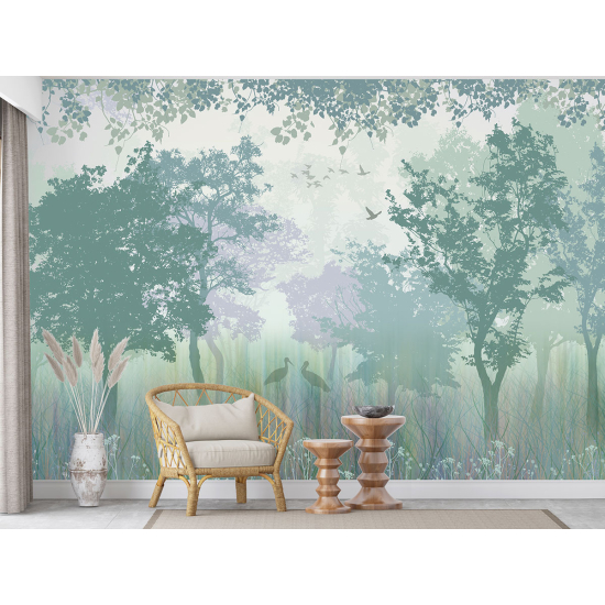 Papel pintado panorámico - Bosque