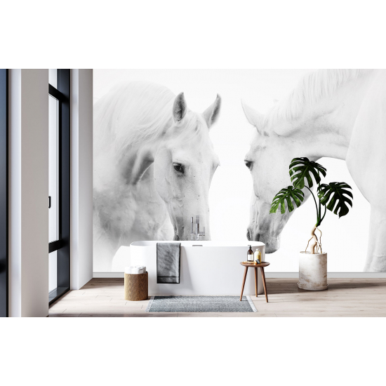 Papel pintado panorámico - Caballos
