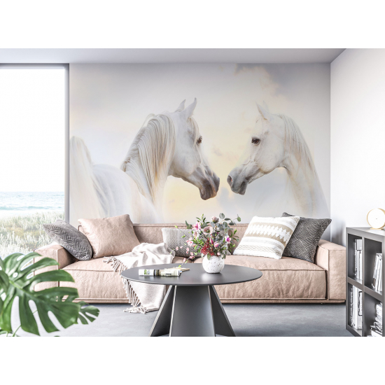 Papel pintado panorámico - Caballos