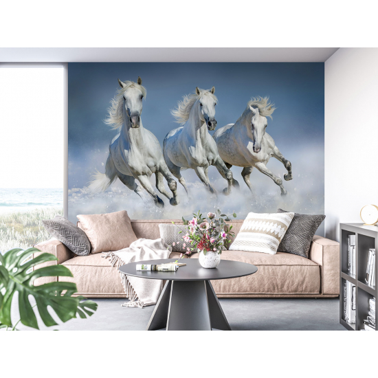 Papel pintado panorámico - Caballos