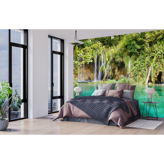 Papel pintado panorámico - Cascadas