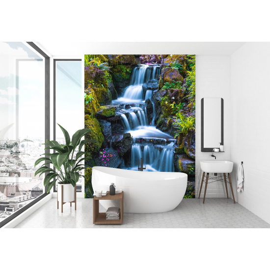 Papel pintado panorámico - Cascadas