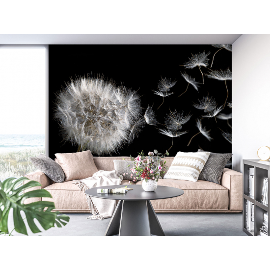 Papel pintado panorámico - Diente de león Efecto 3D