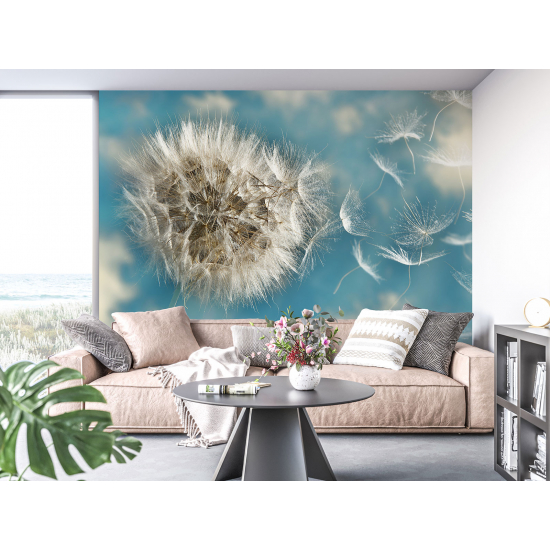 Papel pintado panorámico - Diente de león Efecto 3D