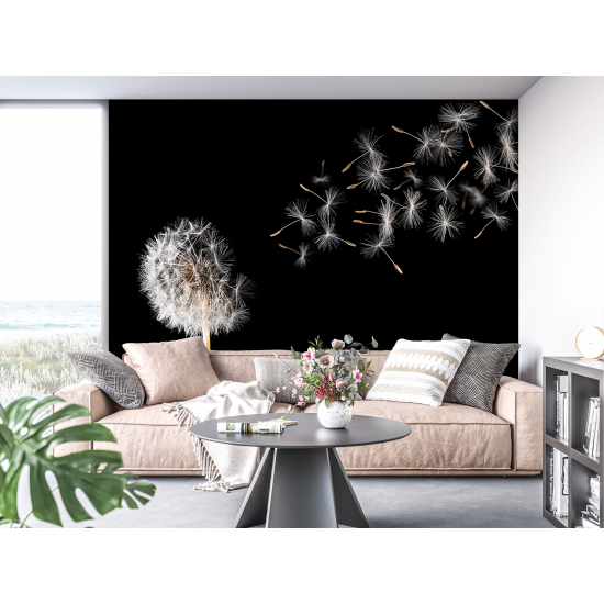 Papel pintado panorámico - Diente de león Efecto 3D