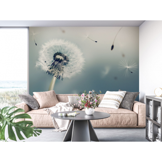 Papel pintado panorámico - Diente de león Efecto 3D