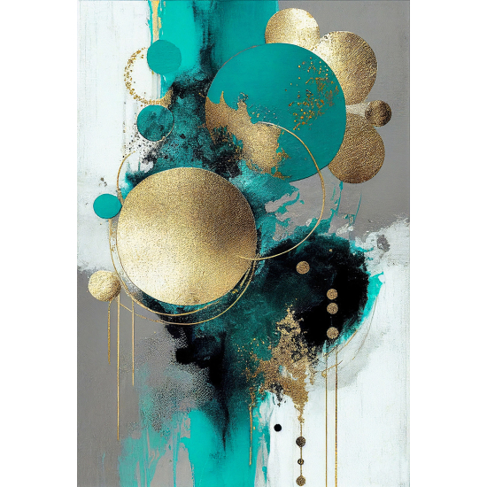 Papel pintado panorámico - Diseño de círculos