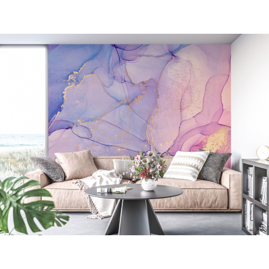 Papel pintado panorámico - Efecto marmoleado
