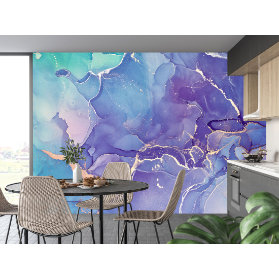 Papel pintado panorámico - Efecto marmoleado