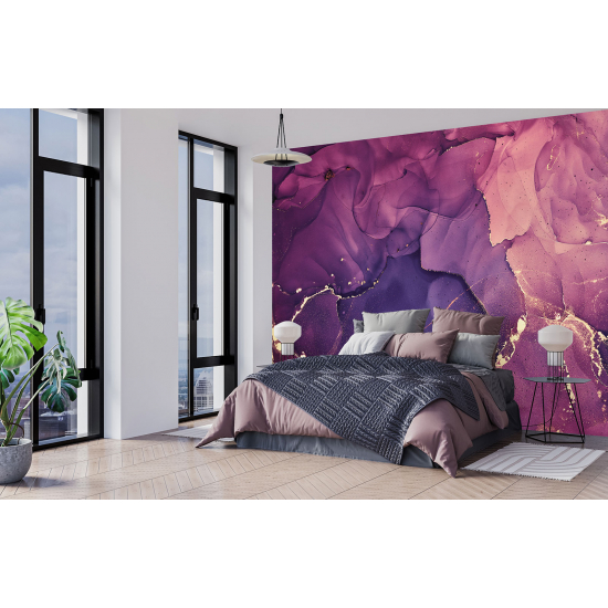 Papel pintado panorámico - Efecto marmoleado