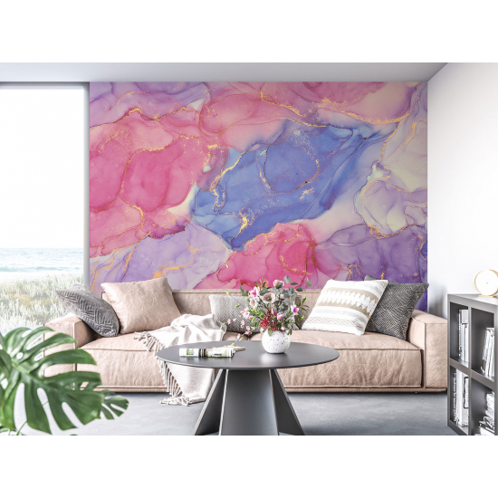 Papel pintado panorámico - Efecto marmoleado