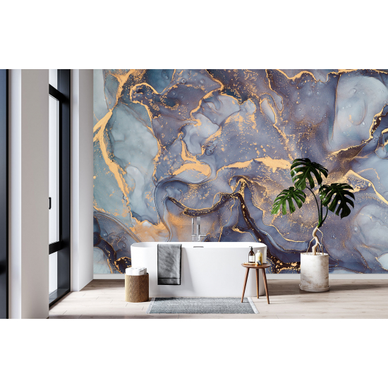 Papel pintado panorámico - Efecto marmoleado