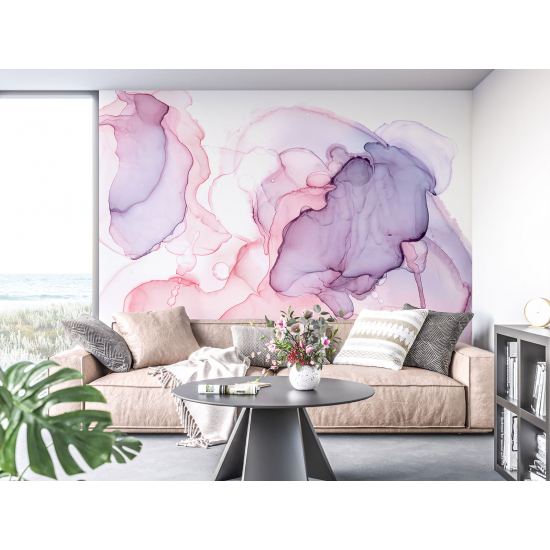 Papel pintado panorámico - Efecto marmoleado