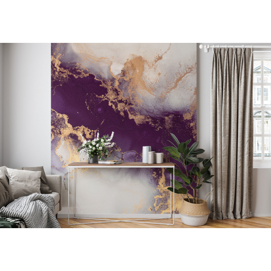 Papel pintado panorámico - Efecto marmoleado