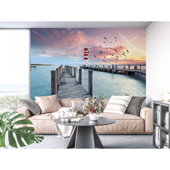 Papel pintado panorámico - Faro marino