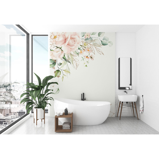 Papel pintado panorámico - Flores