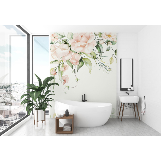 Papel pintado panorámico - Flores