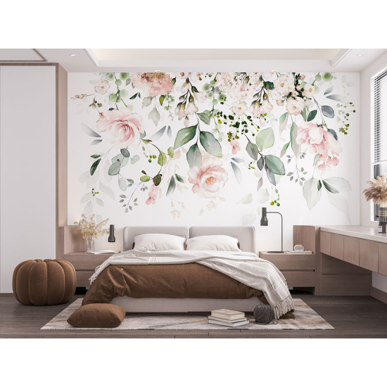 Papel pintado panorámico - Flores
