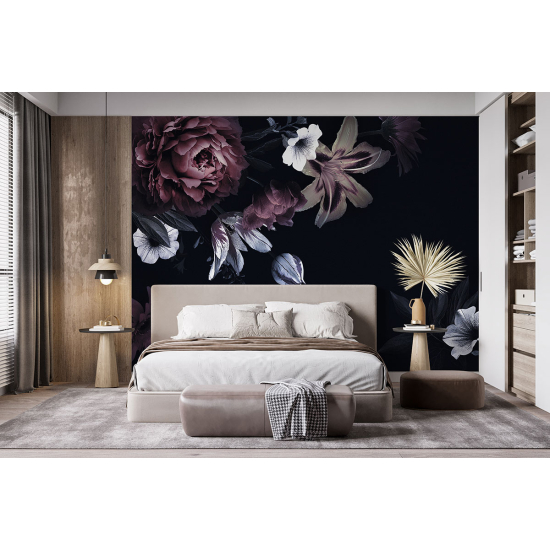 Papel pintado panorámico - Flores