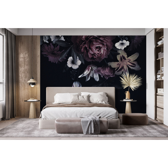 Papel pintado panorámico - Flores