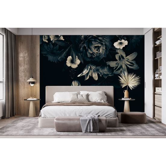 Papel pintado panorámico - Flores