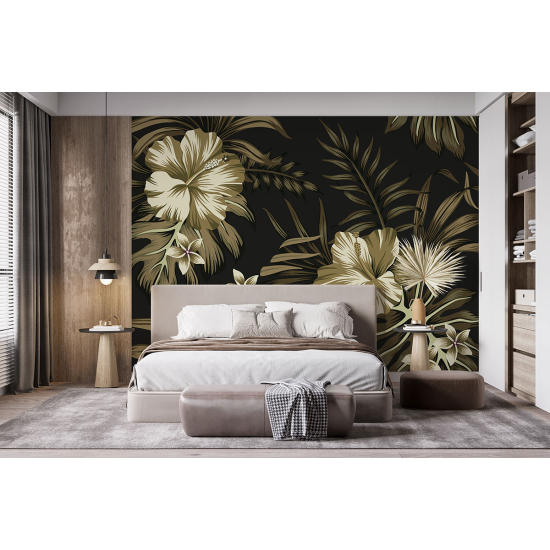 Papel pintado panorámico - Flores