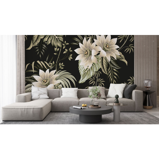 Papel pintado panorámico - Flores
