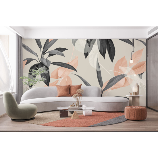 Papel pintado panorámico - Flores