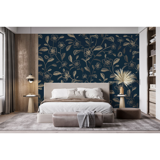 Papel pintado panorámico - Flores