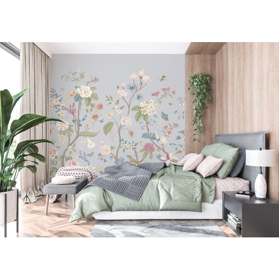 Papel pintado panorámico - Flores