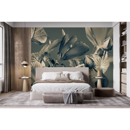 Papel pintado panorámico - Flores