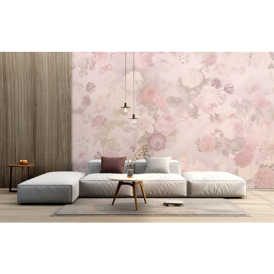 Papel pintado panorámico - Flores