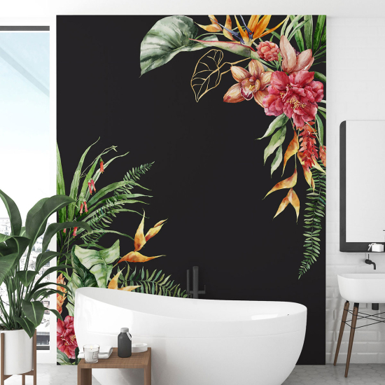 Papel pintado panorámico - Flores