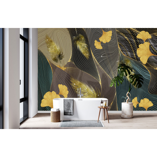 Papel pintado panorámico - Flores