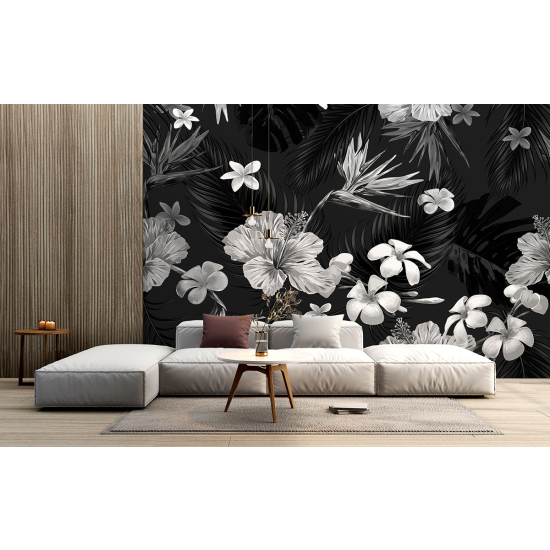 Papel pintado panorámico - Flores