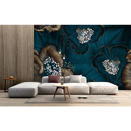 Papel pintado panorámico - Flores