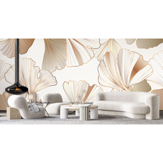 Papel pintado panorámico - Flores