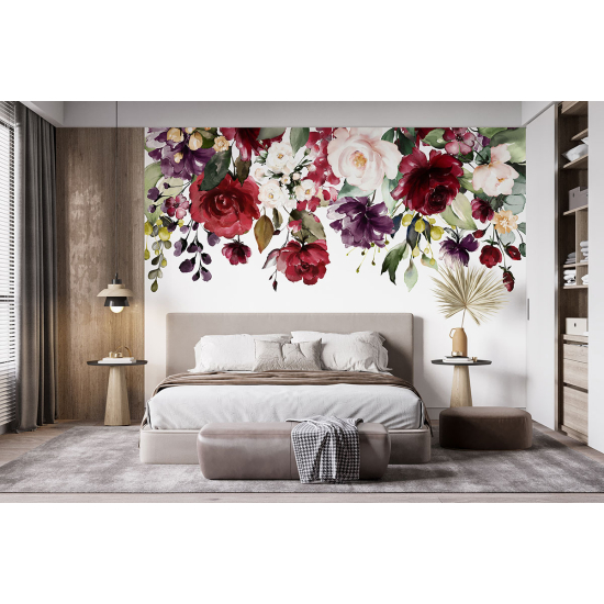 Papel pintado panorámico - Flores