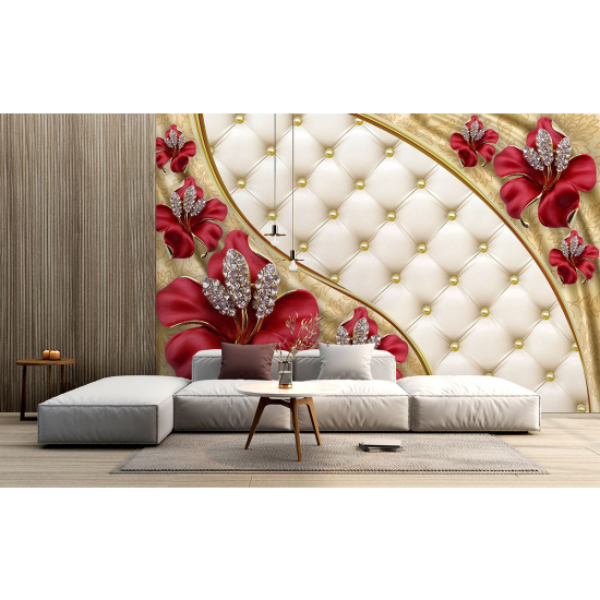 Papel pintado panorámico - Flores Capitones