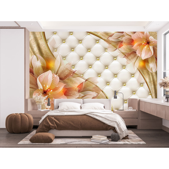 Papel pintado panorámico - Flores Capitones