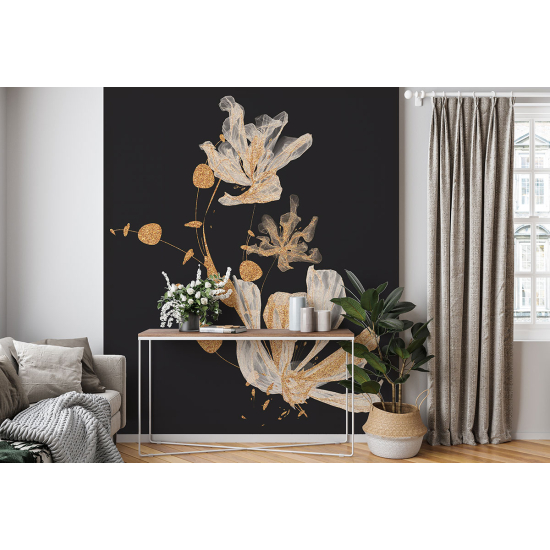 Papel pintado panorámico - Flores Diseño