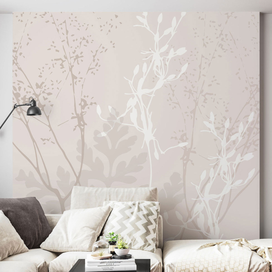 Papel pintado panorámico - Flores Diseño