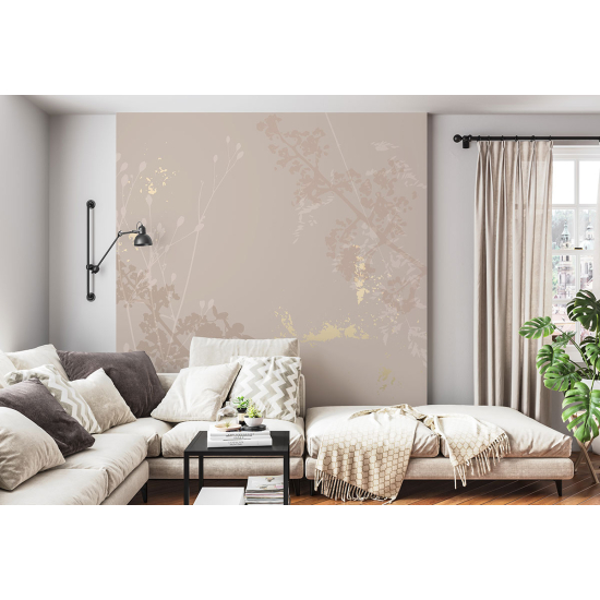 Papel pintado panorámico - Flores Diseño